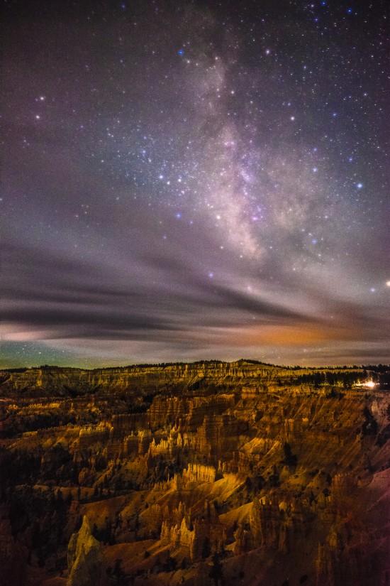 The Milky Way from Sunrise Point at Bryce Canyon National Park, After Dark, Utah, USA on northtosouth.us
