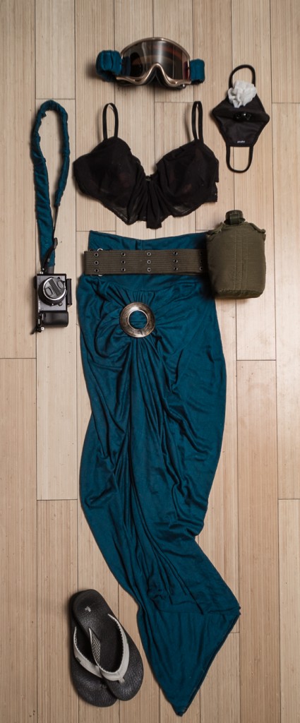 Women's Burning Man outfit on northtosouth.us