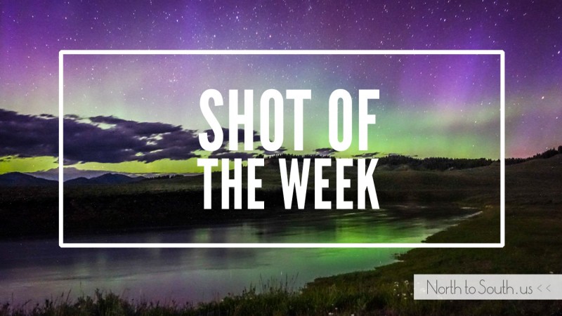 Shot of the Week: The Northern Lights (Aurora Borealis) in Yellowstone National Park, Wyoming, USA
