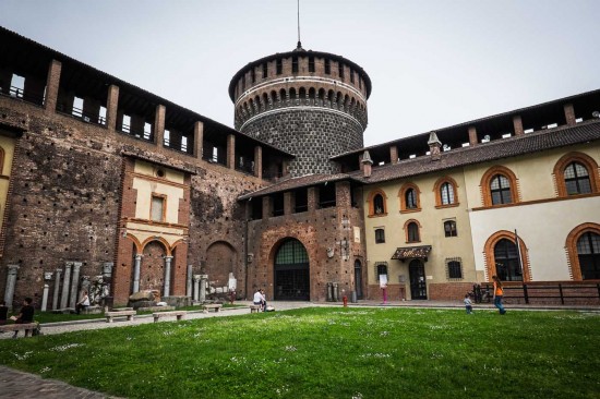 Castello Sforzesco, Milan, Italy on northtosouth.us
