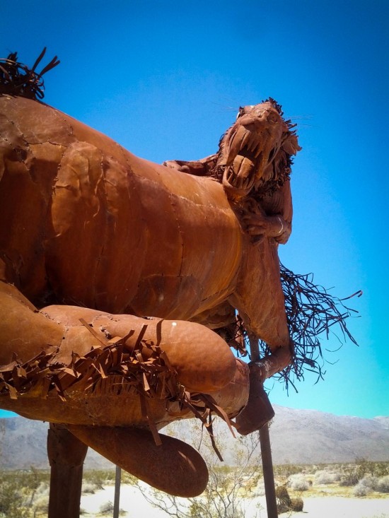 Galleta Meadows Estates desert sculptures, Borrego Springs, California, USA on northtosouth.us