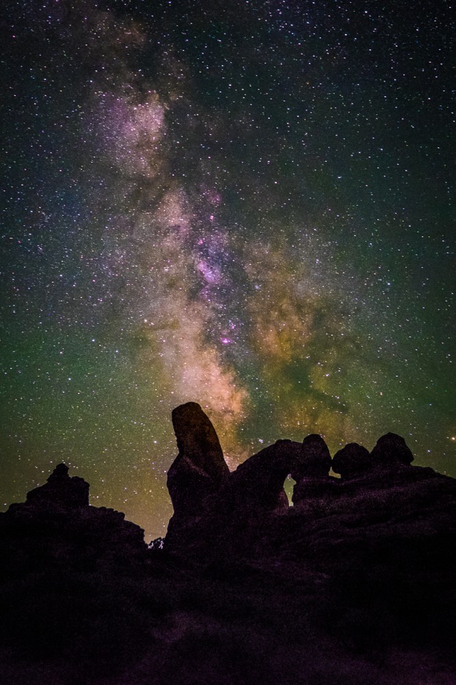 The Milky Way at Arches National Park, Utah, USA on northtosouth.us