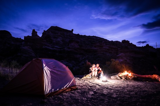 Camping in BLM land outside Capitol Reef National Park on northtosouth.us