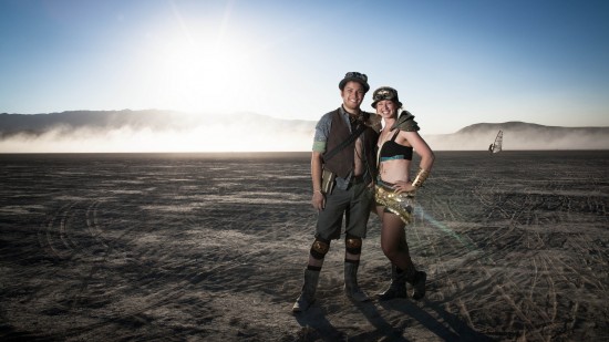 male and female Burning Man costumes on northtosouth.us