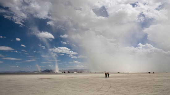 Dust storm at Burning Man 2012 on northtosouth.us