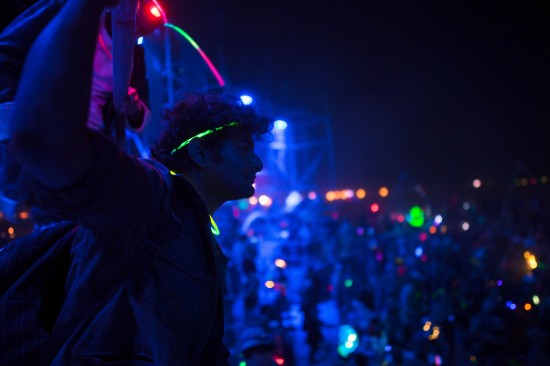 A club at night at Burning Man 2012 on northtosouth.us