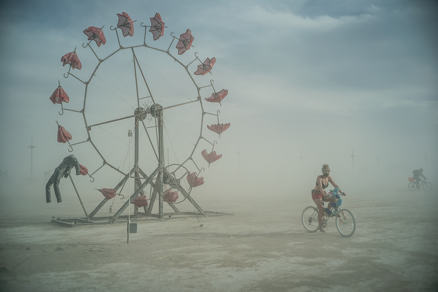 Umbrella Wheel, Burning Man 2014: In Dust We Trust - Photos of a Dusty Playa