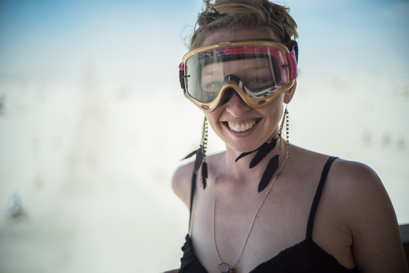 Girl in the Dust, Burning Man 2014: In Dust We Trust - Photos of a Dusty Playa