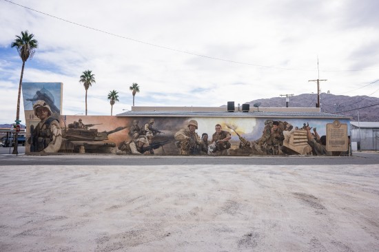 desert mural in Twentynine Palms, California