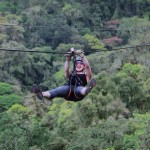 Diana Southern ziplining at Sky Trek, Sky Adventures Arenal, Costa Rica