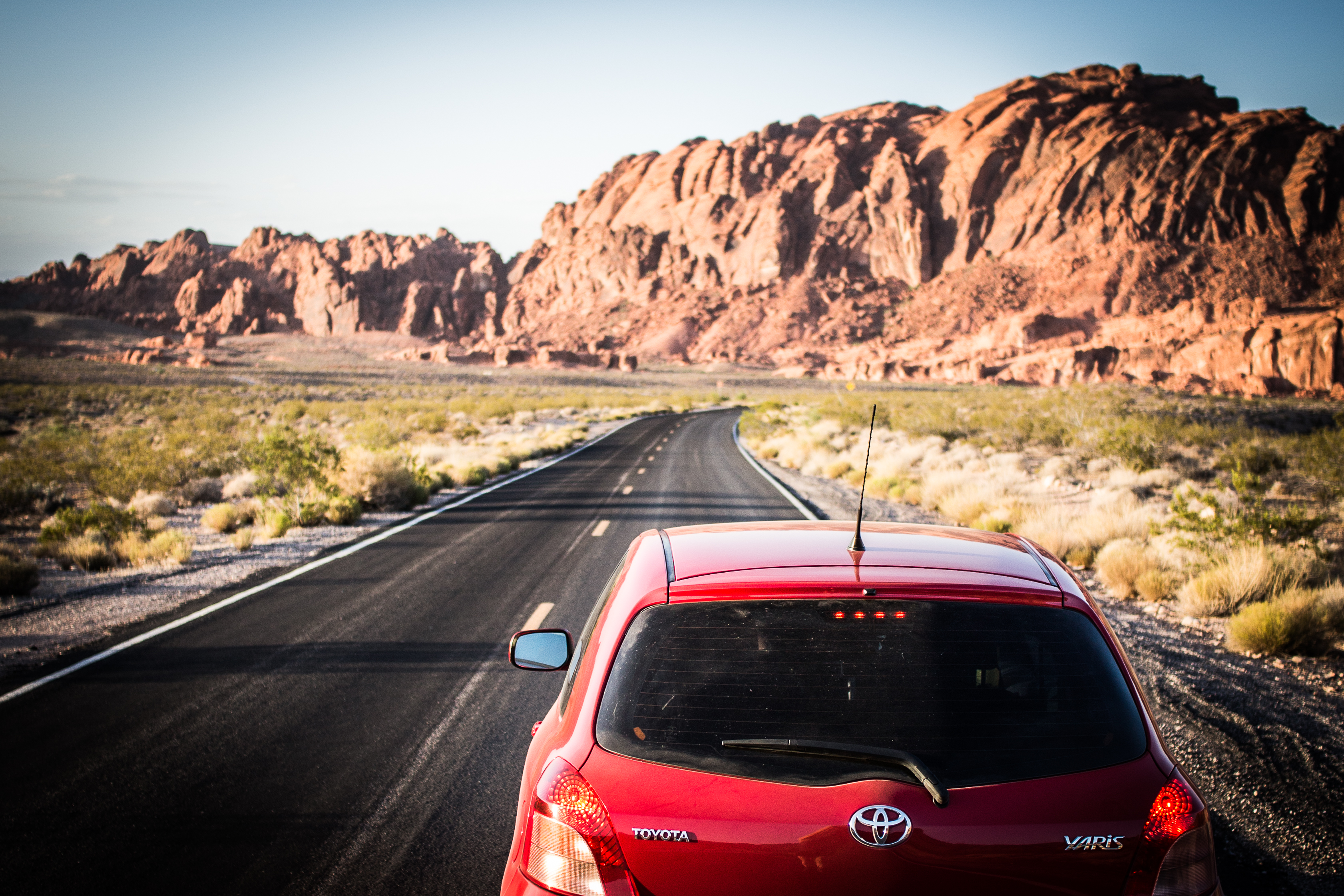Yaris at Valley of Fire State Park, Nevada, USA