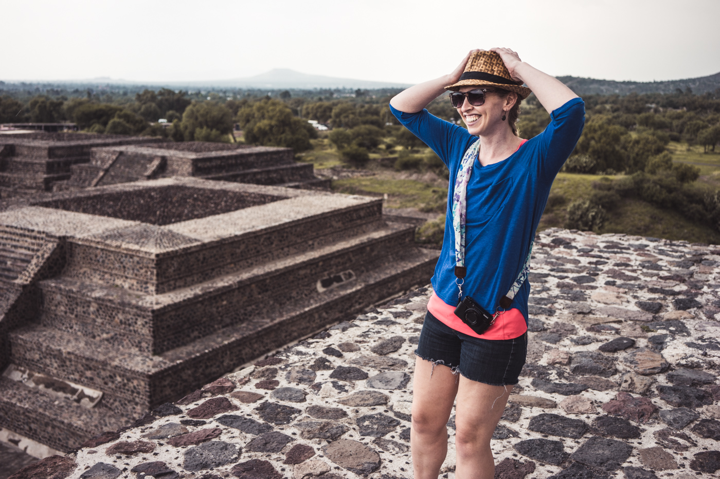 on the Pyramid of the Moon, Teotihuacán