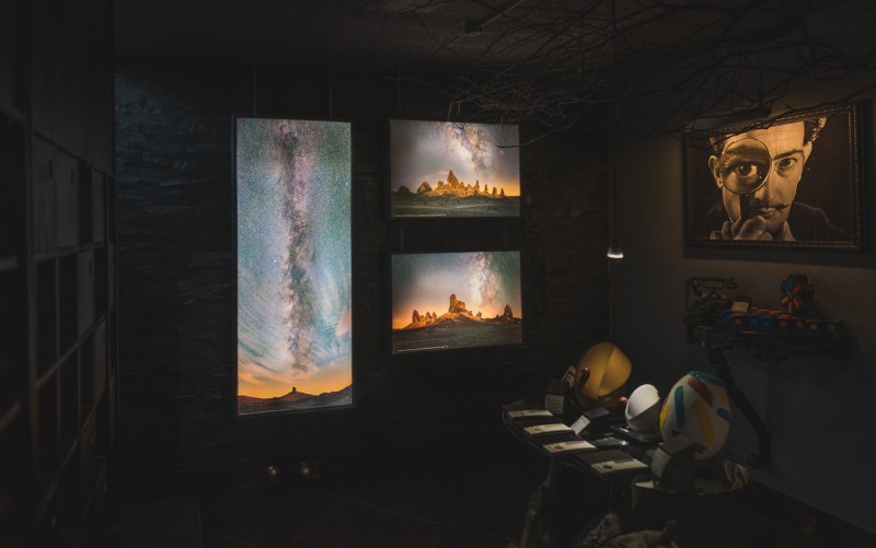 Ian Norman's Milky Way photography exhibit at Dolcenero Gallery, Mexico City