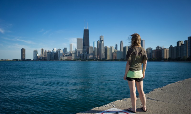 Diana Southern at North Avenue Beach, Chicago