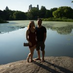 Diana Southern and Ian Norman at Turtle Pond in Central Park, NYC