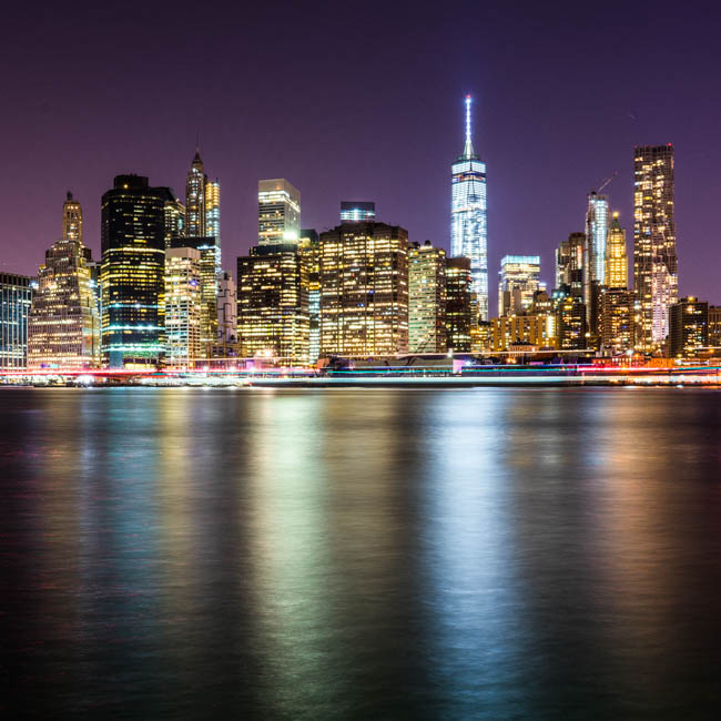 10 FREE Things to Do in New York City: Get the Best NYC Skyline View from Brooklyn Bridge Park at Night