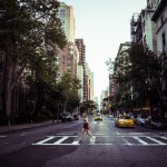 crosswalk in Upper East Side, New York City
