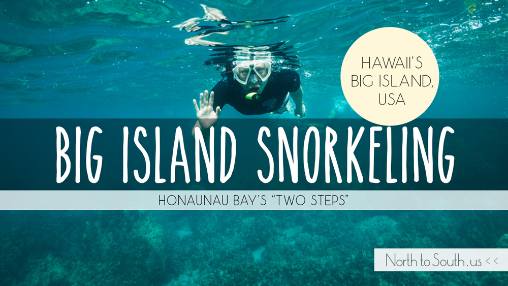 Snorkeling at 'Two Steps' in Honaunau Bay, Hawaii's Big Island