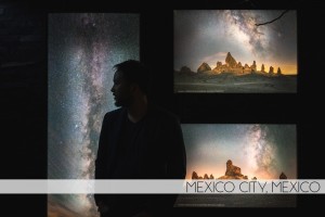 Ian Norman's Milky Way photography on display at Dolcenero art gallery in Mexico City