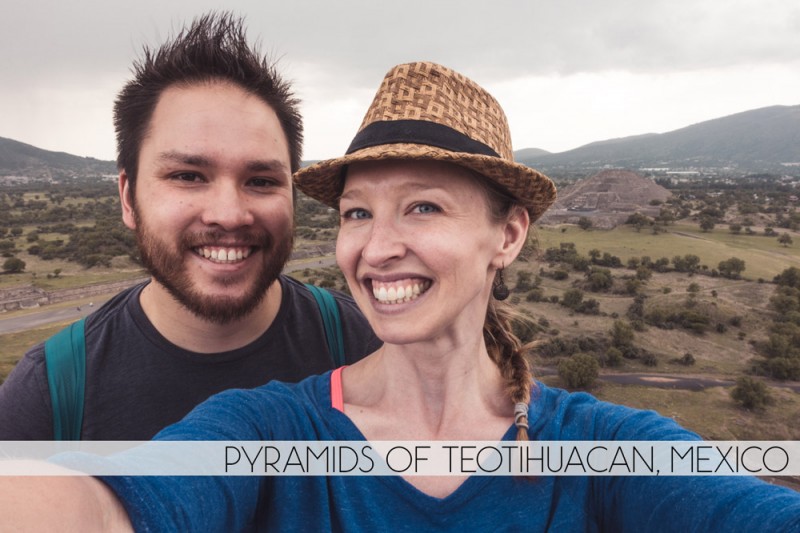 Diana Southern and Ian Norman at Pyramids of Teotihuacan, Mexico