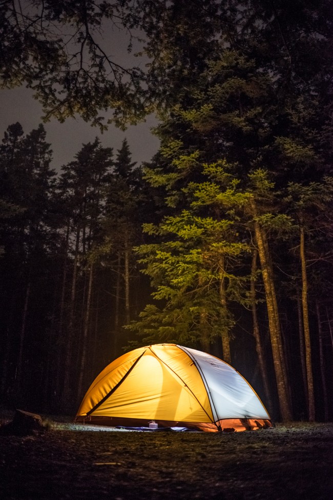 Camping in Acadia National Park