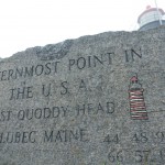 Easternmost point of the USA at West Quoddy Lighthouse