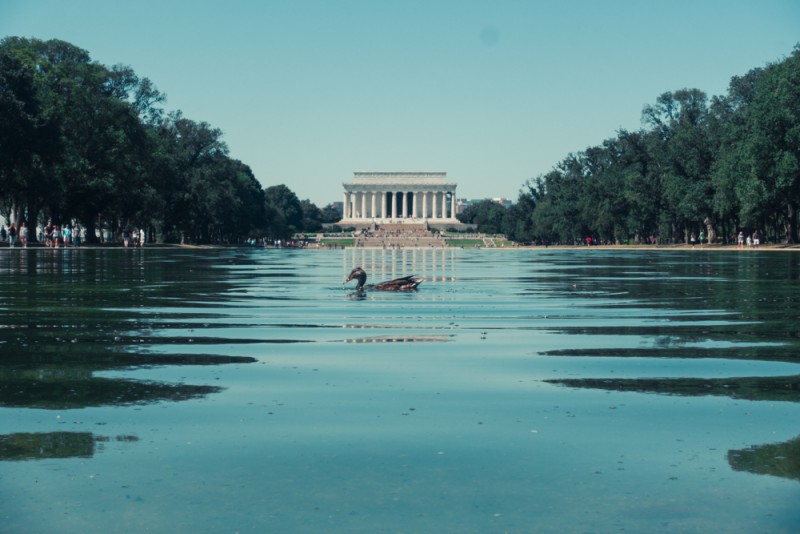 Lincoln Memorial Reflecting Pool in Washington, D.C.