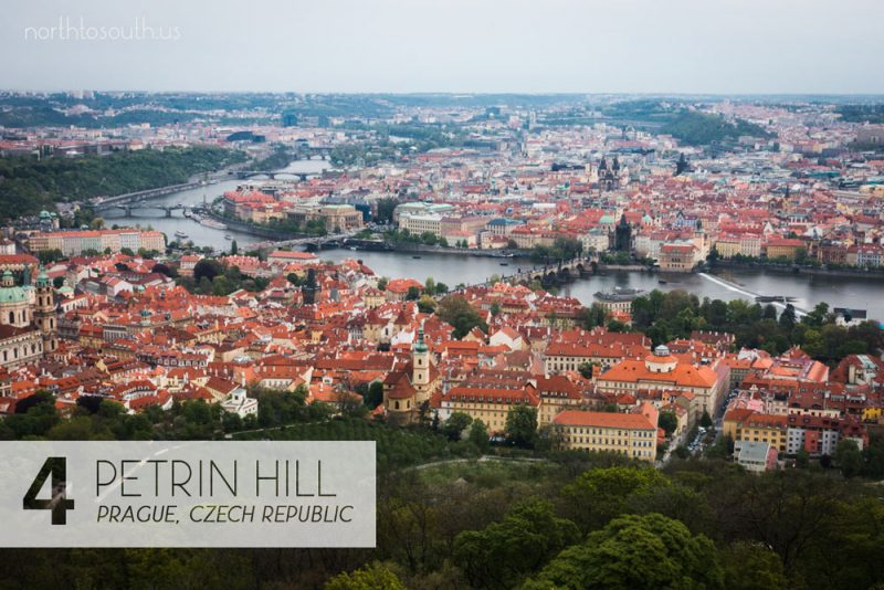 Taking the Stairs: 10 Breathtaking Viewpoints to Hike to in Europe: Petrin Hill Observation Tower (Prague, Czech Republic)