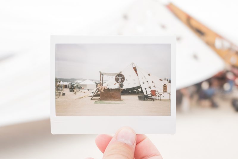 Burning Man polaroid project photo by Diana Southern