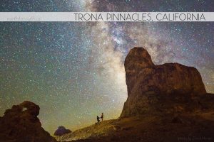 Proposal at Trona Pinnacles, California under the Milky Way