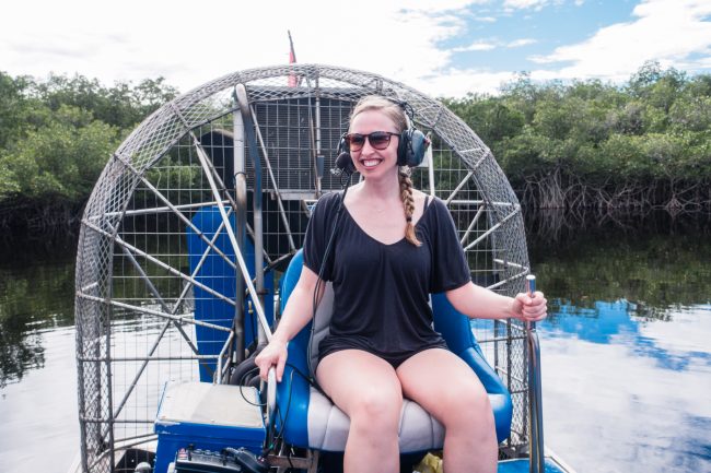 Airboating in Everglades National Park, Florida
