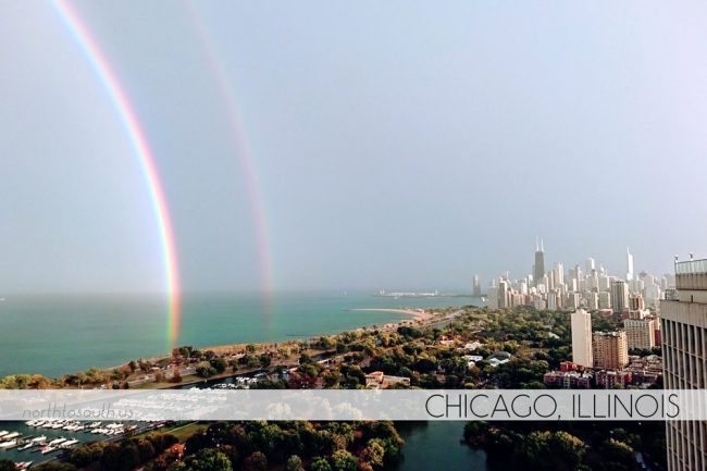 Chicago double rainbow