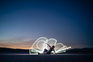 Burning Man 2018 Light Painting Night Portraits by Ian Norman and Diana Southern