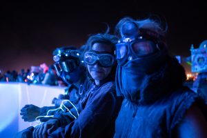 Burning Man 2018 dusty night