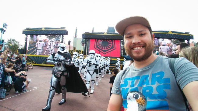 The Best and Worst Rides and Attractions at Disney's Hollywood Studios | March of the First Order Star Wars courtyard show on North to South