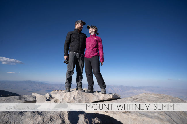 Diana Southern and Ian Norman at Mount Whitney Summit