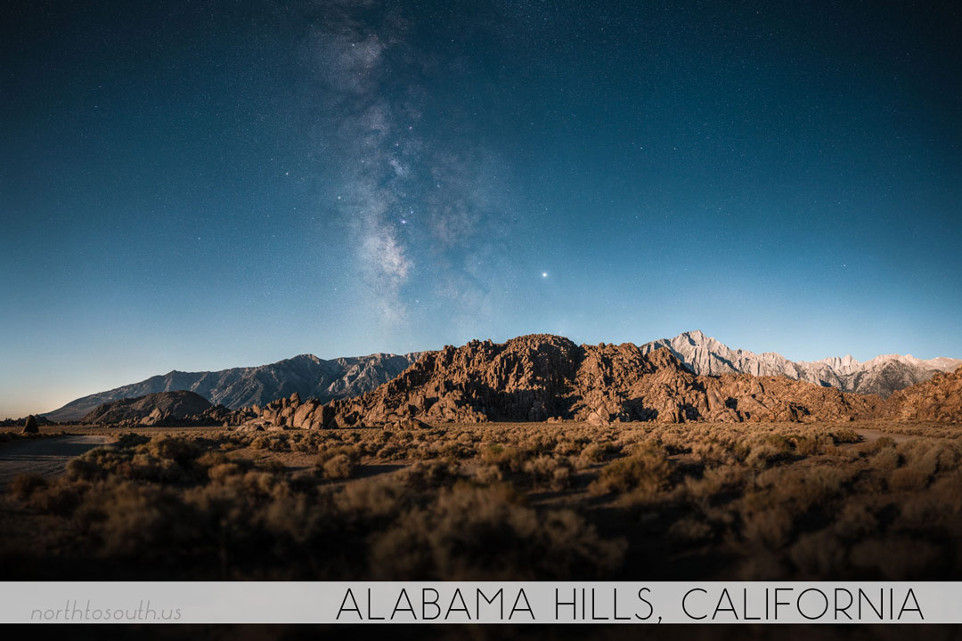 North to South's Year in Review 2019 | Milky Way Moonrise at Alabama Hills, California