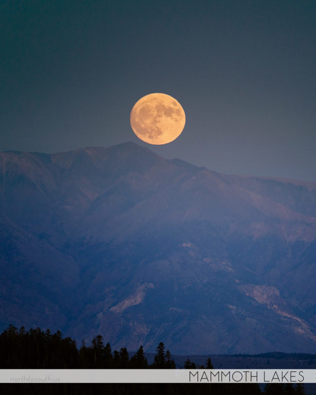 North to South's Year in Review 2019 | Mammoth Lakes Moonrise, Mammoth Photo Fest 2019