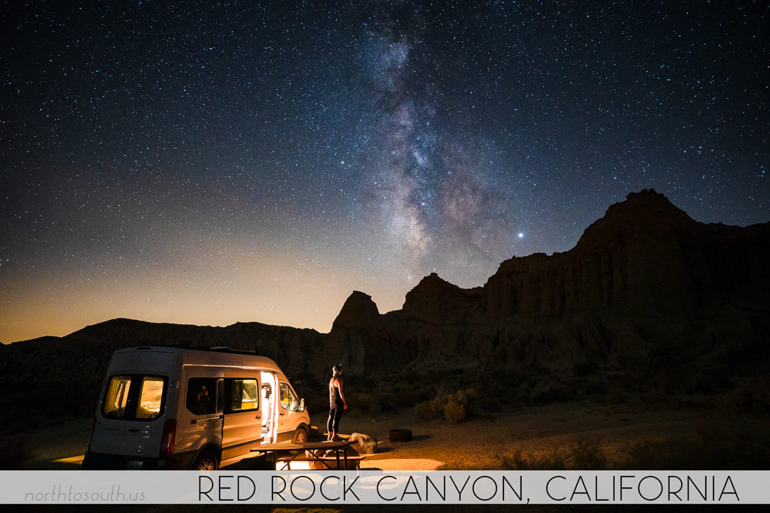 North to South's Year in Review 2019 | Milky Way at Red Rock Canyon, California